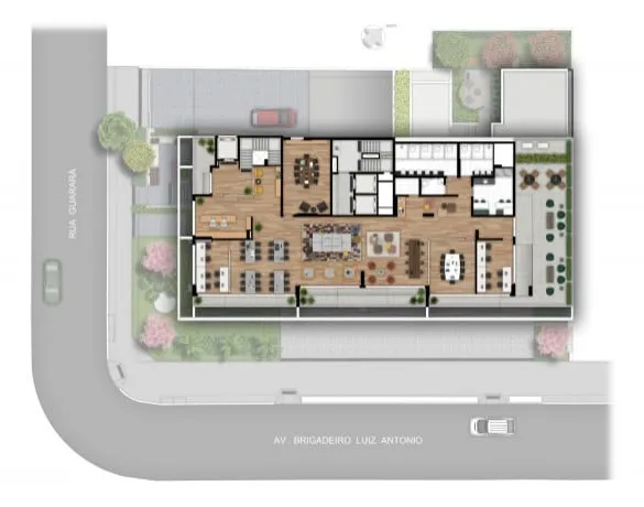 Imagem Apartamentos no bairro Jardim Paulista em São Paulo. Preço e disponibilidade do imóvel sujeitos a...