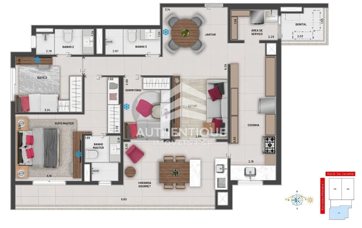 Imagem VITRA GONZAGA SANTOS - Apartamento à venda no bairro Gonzaga - Santos/SP