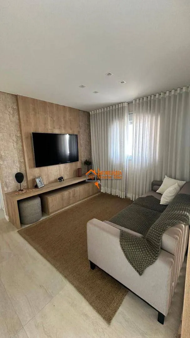 Imagem Apartamento Alto Padrão Village Residence | Mobiliado | Andar Alto | Varanda Gourmet | 3 Vagas | Guarulhos