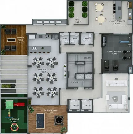 Imagem Apartamento com 3 Quartos à Venda, 136 m² em Centro - Criciúma
