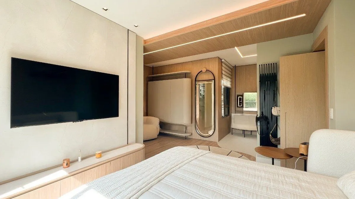 Imagem Apartamento Mobiliado com Suíte e Closet no Jardim Lindóia