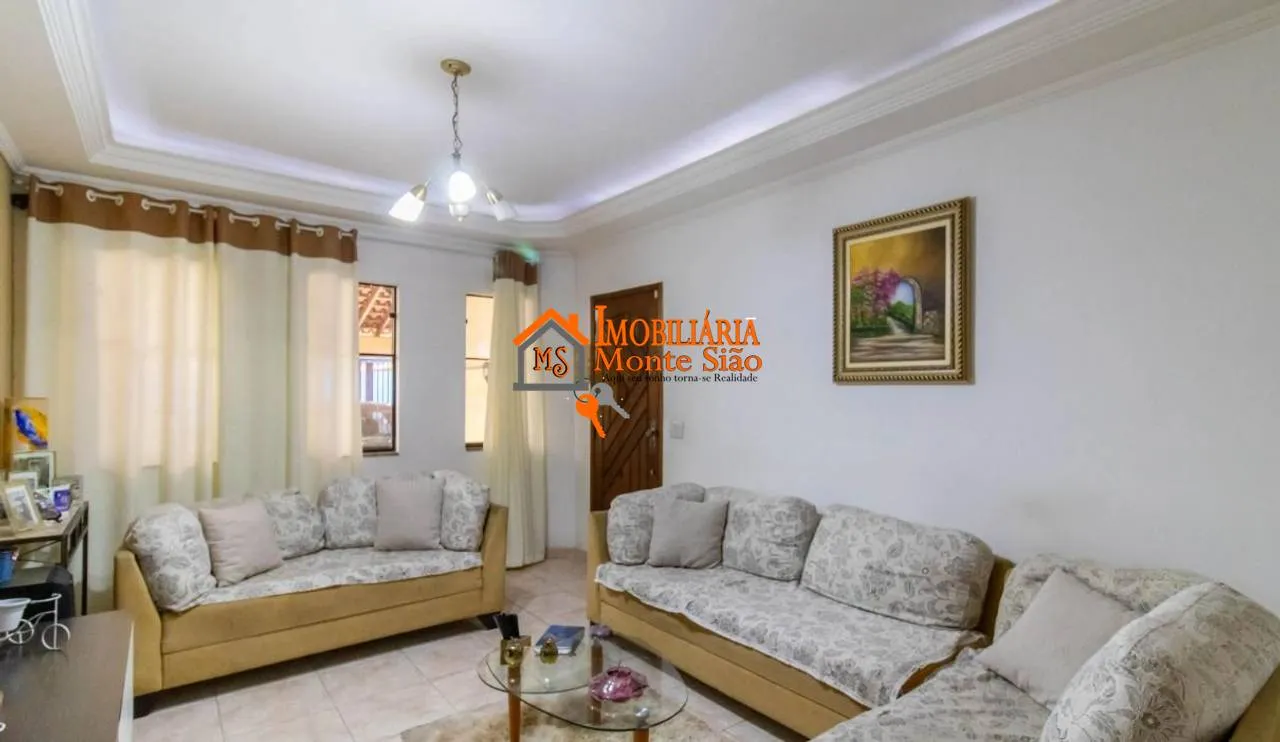 Imagem Sobrado com 4 dormitórios à venda, 135 m² por R$ 750.000 - Ponte Grande - Guarulhos/SP