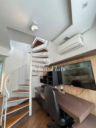 Imagem Flat disponível para venda no Condomínio Palazzo Gritti, com 46m², 1 dormitório e 1 vaga de garagem