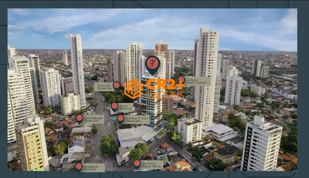 Imagem Vendo Apartamento Rosarinho com 3 quartos entrega em julho de 2027 com 2 vagas