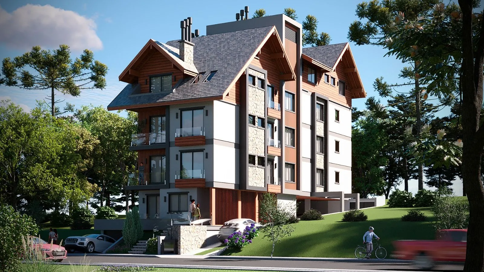 Imagem Apartamento à venda em Gramado, Centro, com 1 quarto, 55.99m2