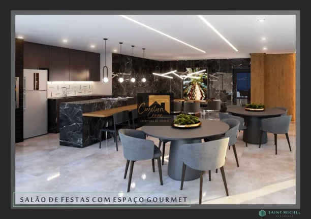 Imagem Apartamento no 5º andar com 103,88m² privativos, 2 quartos sendo 1 suíte com persianas integradas...