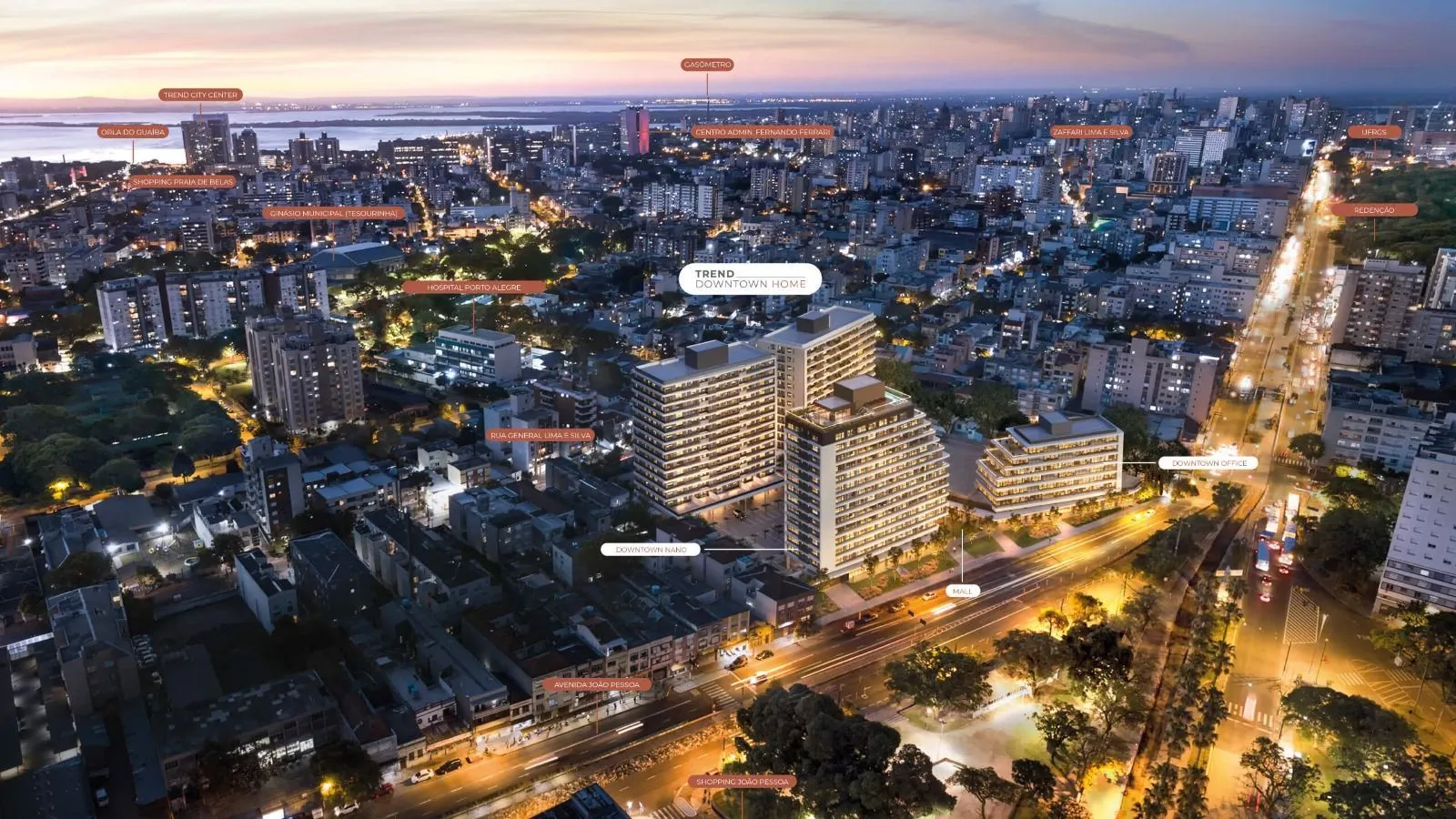 Imagem Studio com 32,7m² privativos, no Trend Downtown