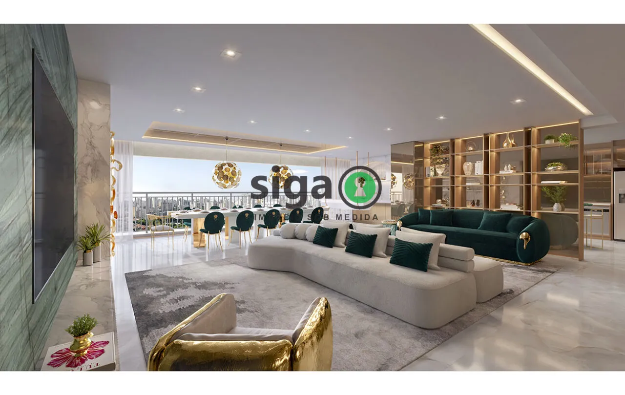 Imagem Alto padrão no Brooklin ? 3 quartos, 162,3m² e 3 vagas de garagem