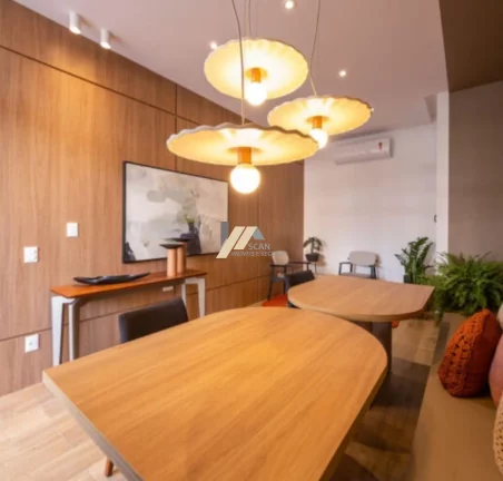 Imagem Apartamento mobiliado para locação no Cambuí, Campinas-SP: 1 quarto, 1 suíte, 1 banheiro, 1 vaga de garagem, 51m² de área. Venha conferir!