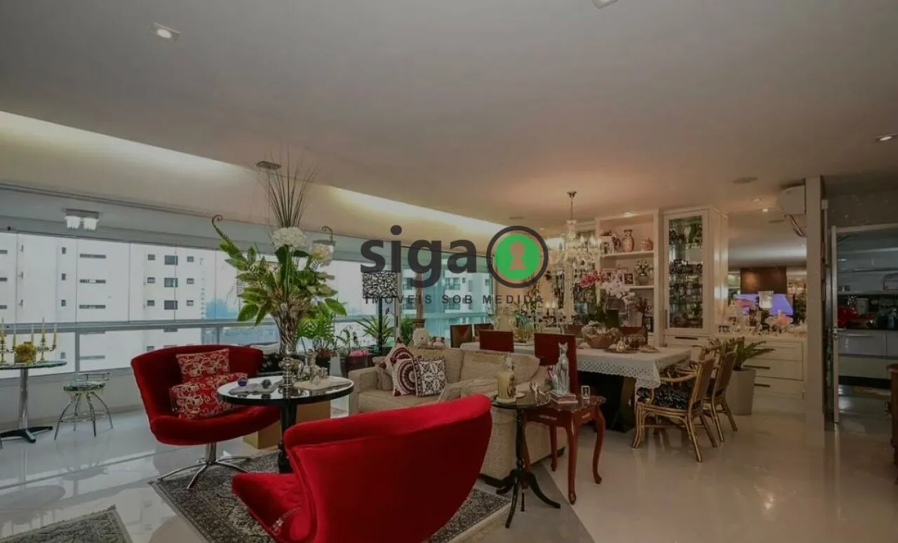 Imagem Apartamento Mobiliado de Alto Padrão com 3 Dormitórios, 3 Vagas e Infraestrutura Completa no Morumbi