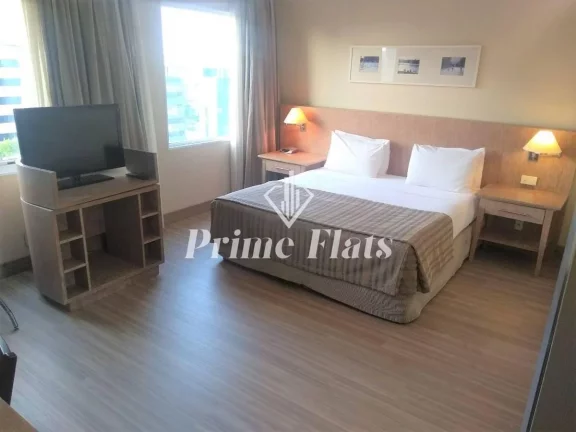 Imagem Flat disponível para locação no Park Inn by Radisson Berrini, com 28m², 1 dormitório e 1 vaga de garagem