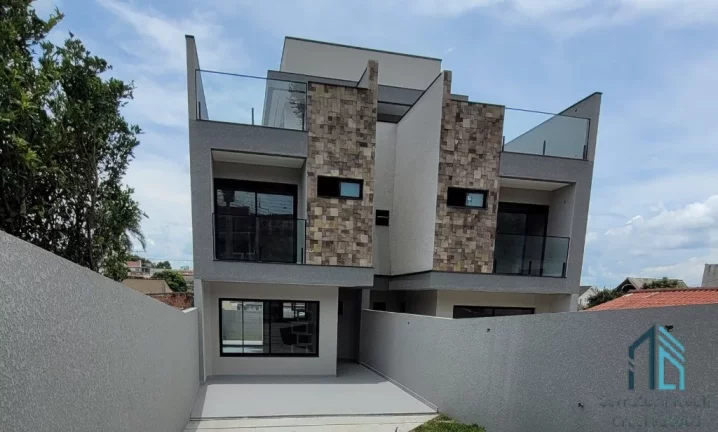 Imagem Sobrado a venda 03 quartos c/suíte, 04 vagas no Xaxim em Curitiba PR