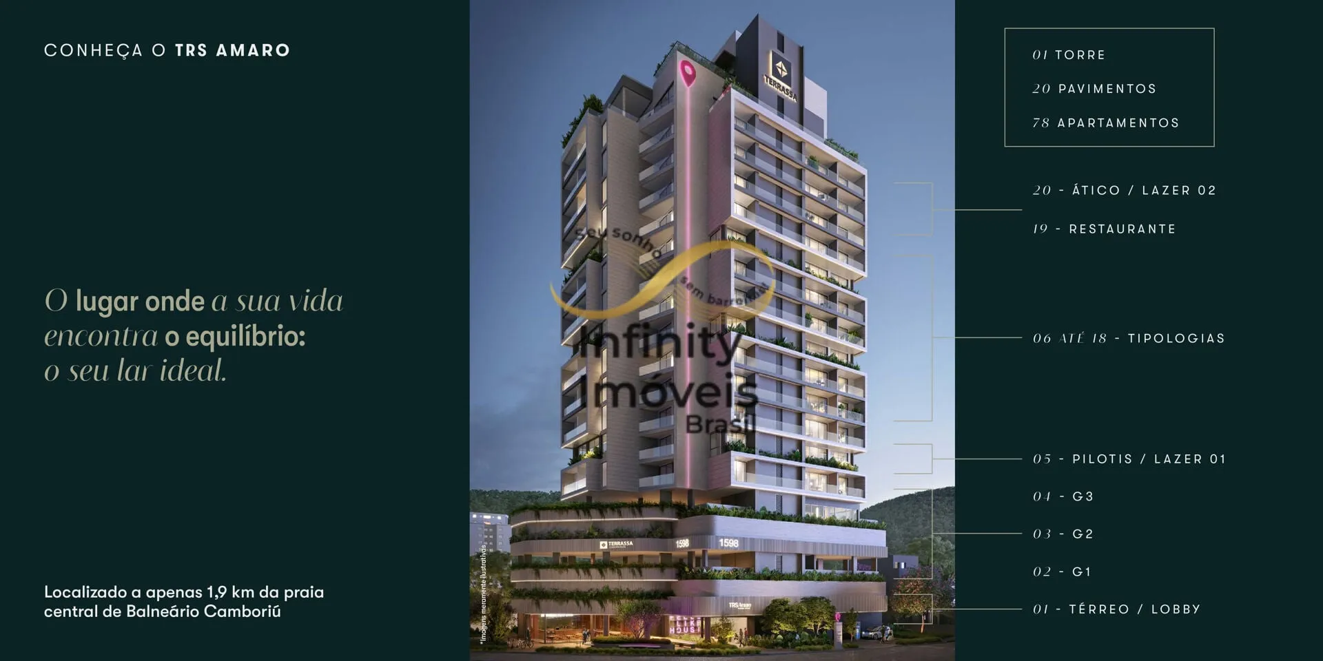 Imagem TRS AMARO - Apartamento à venda no bairro São Francisco de Assis - Camboriú/SC