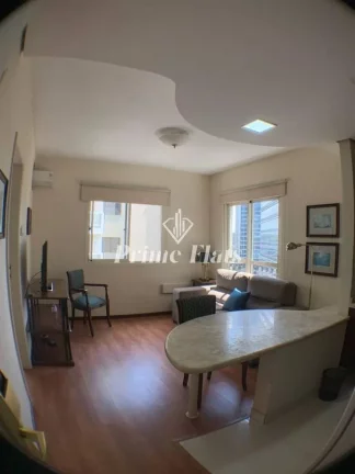 Imagem Flat disponível para venda no Mercure São Paulo JK na Vila Olimpia, com 33m², 1 dormitório e 1 vaga de garagem