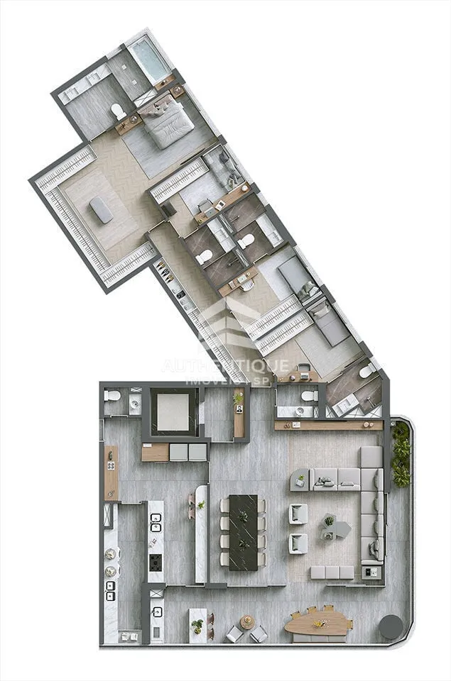 Imagem INFINITY ALPHAVILLE ALPHAGRAN - Apartamento no Alphagran em Aphaville à venda