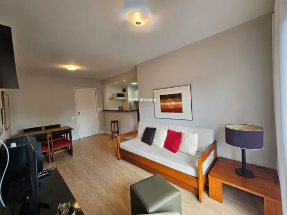 Imagem Apartamento de 1 quarto para locação no Jardim Paulista, São Paulo-SP: 1 sala, 1 banheiro, 1 vaga de garagem!