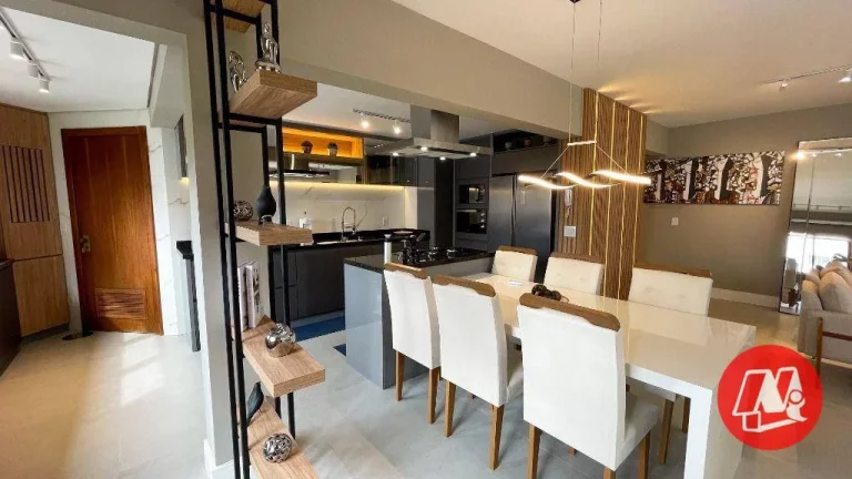 Imagem Próximo a Encol, 145m² privativos. mobiliado, 3 dormitórios e 2 vagas.
