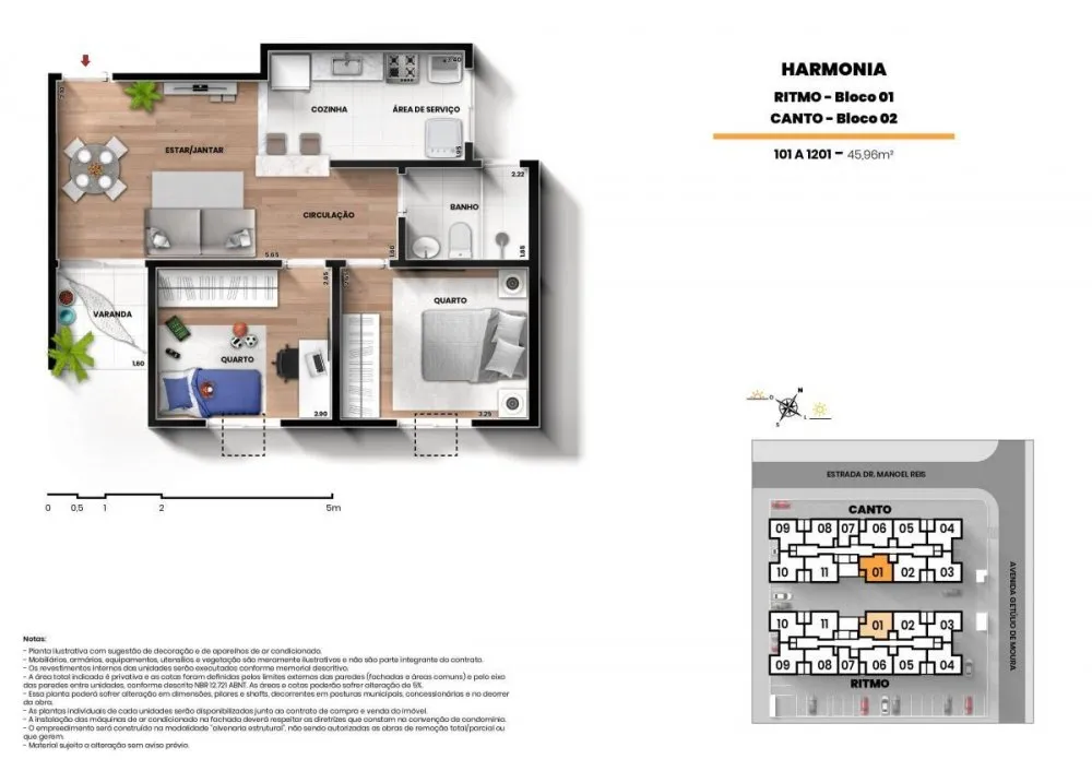 Imagem Apartamento em Lançamentos no bairro Edson Passos - Mesquita, RJ