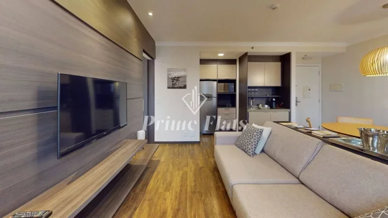 Imagem Flat disponível para venda no Clarion Faria Lima, com 55m², 1 dormitório e 2 vagas