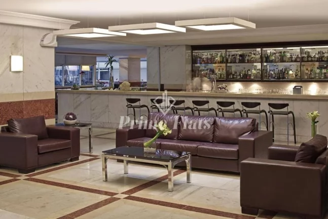 Imagem Flat disponível para locação no Wyndham Garden Convention Nortel, com 36m², 1 dormitório e 1 vaga