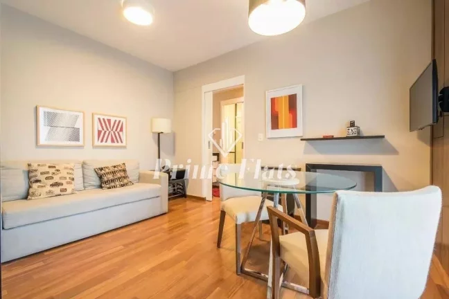 Imagem Flat disponível para locação no Gran Estanconfor Veranda Berrini, com 40m², 1 dormitório e 1 vaga