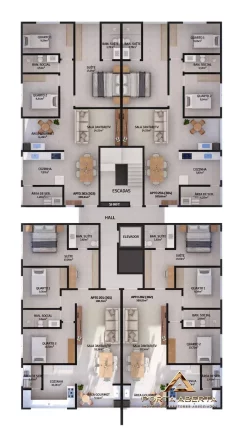 Imagem Aptos 3 Quartos, sendo 1 Suite - Funcionarios - COD 1366