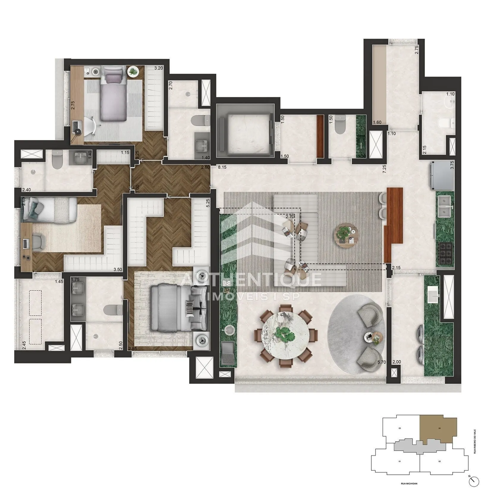 Imagem SENSES BROOKLIN - Apartamento Garden no bairro Brooklin à venda!