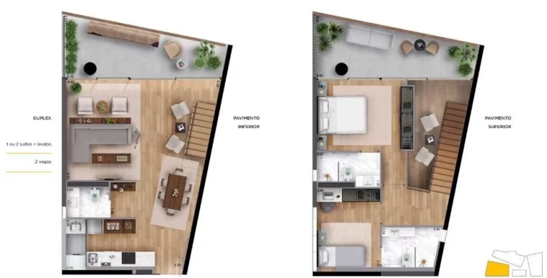 Imagem Apartamento Duplex Alto Padrão à Venda Na Vila Olímpia Com 2 suítes e 2 vagas