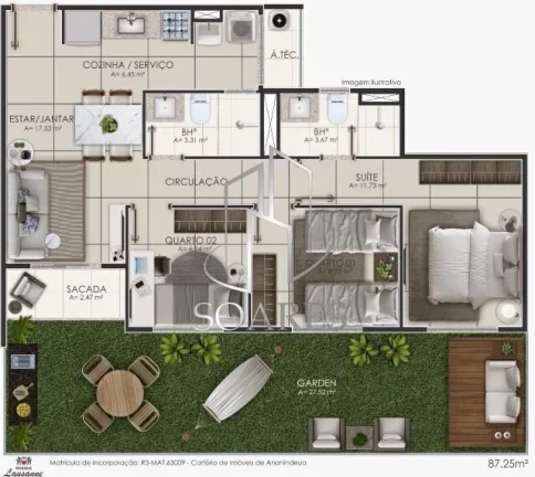 Imagem BOSQUE LAUSANNE – Dentro do Minha casa minha vida - Aceita financiamento
