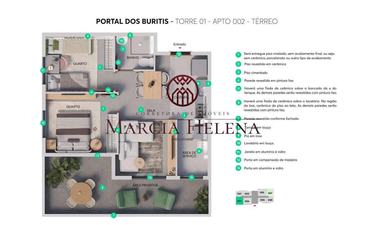 Imagem Apartamento à venda em Campinas, Região do Parque Prado, com 2 quartos, 41,34m2