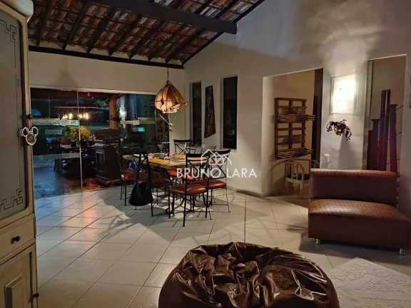 Imagem Casa com 4 dormitórios à venda, 330 m² por R$ 1.190.000,00 - Condomínio Fazenda Solar - Igarapé/MG