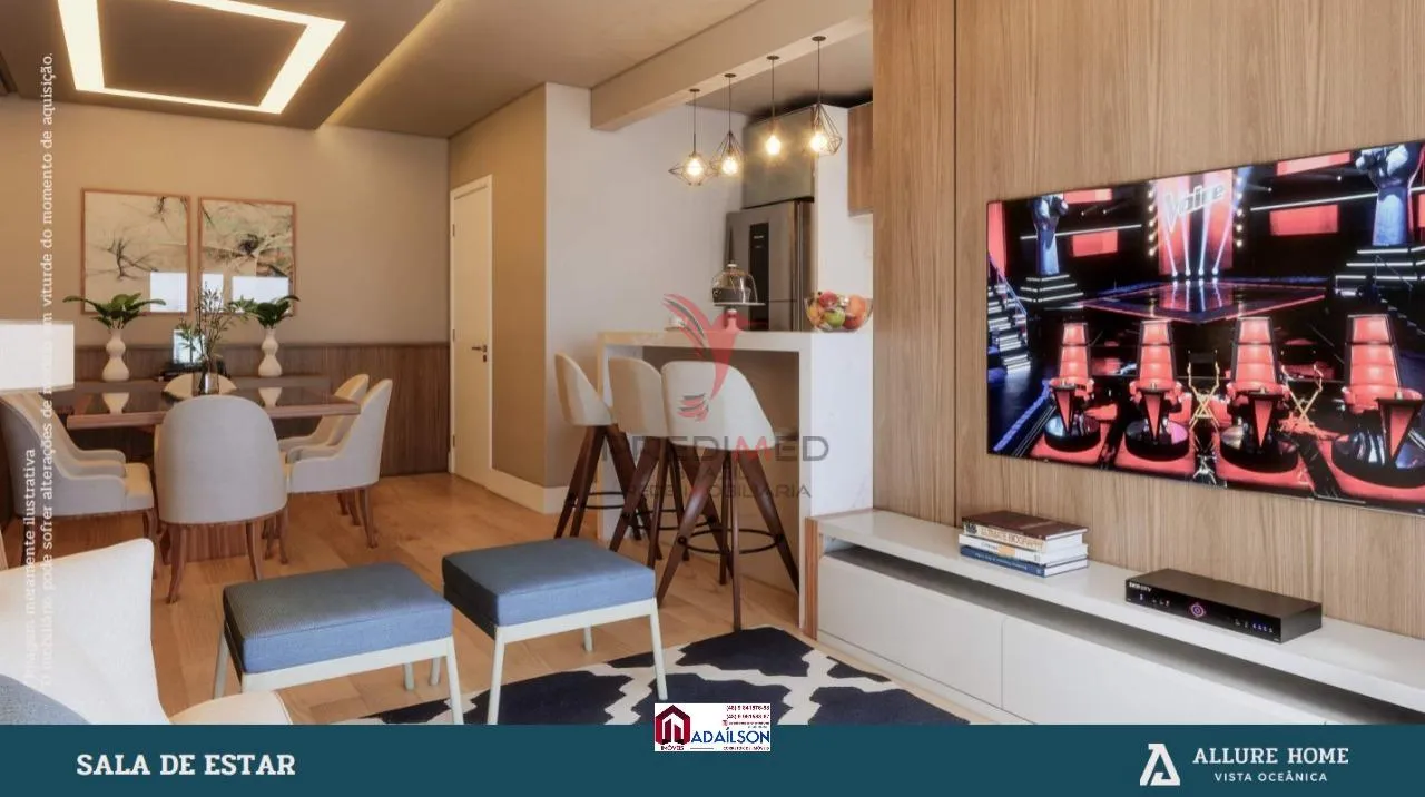Imagem Allure Home Residence Apto 2 dorm com um suíte Barreiros - São José/SC