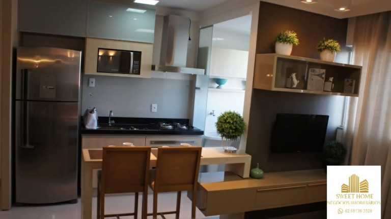 Imagem Apartamento com 2 Quartos à Venda, 57 m² em Vila Rosa - Goiânia