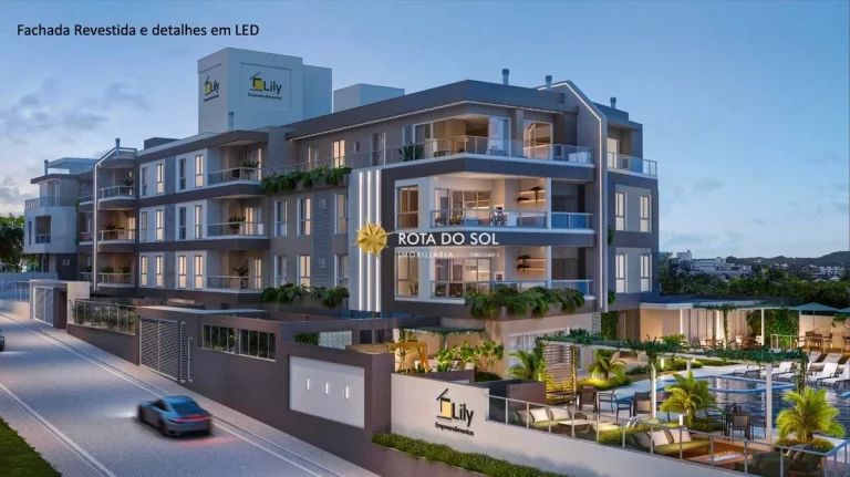 Imagem Pérola do Mar Apartamento novo 3 suítes frente avenida Praia Bombinhas SC
