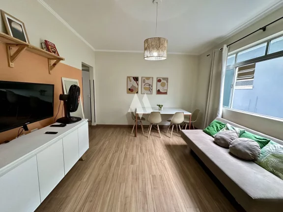 Imagem Apartamento com 2 dormitórios à venda, 75 m² - Encruzilhada - Santos/SP