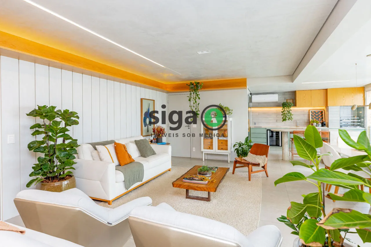 Imagem Apartamento alto padrão no Campo Belo, 161m², 3 suítes, condomínio clube