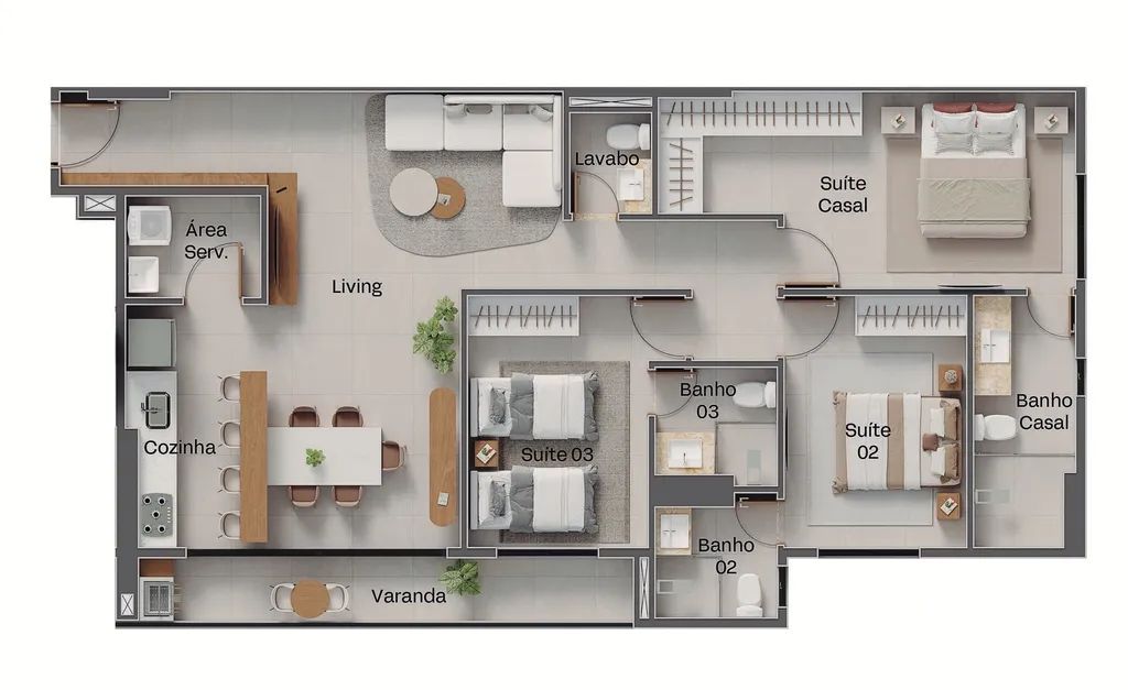 Imagem Apartamento à venda no bairro Setor Bueno - Goiânia/GO