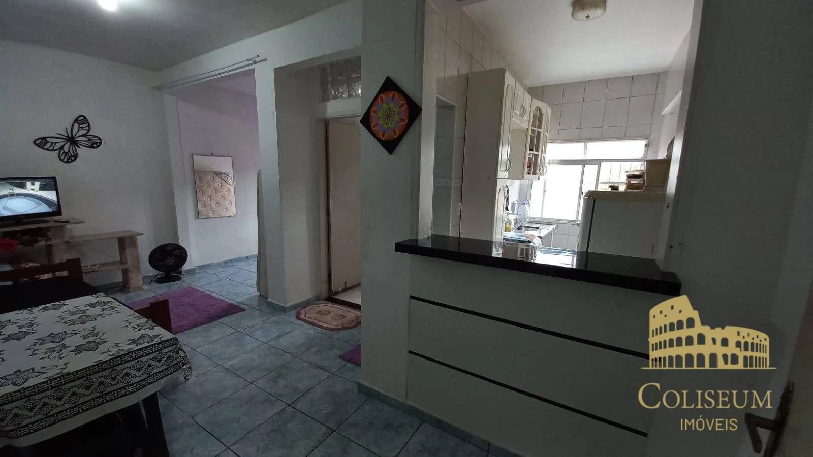 Foto do imóvel Kitnet com 1 dormitório à venda, 38 m² por R$ 210.000,00 - Canto do Forte - Praia Grande/SP