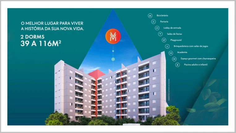 Foto do imóvel Apartamento com 2 Quartos à Venda, 39 m² em Vila Aricanduva - São Paulo