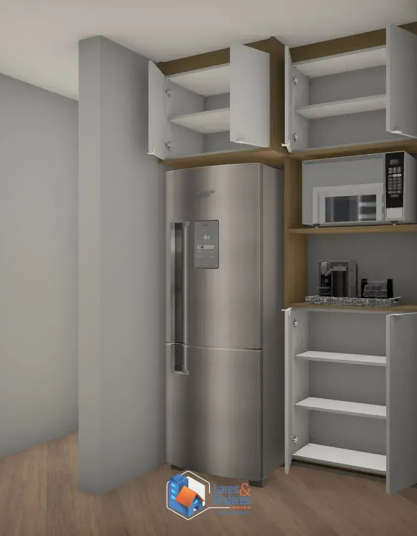 Imagem APTO À VENDA COM 39 M², 1 DORM, ARMÁRIOS PLANEJADOS, SACADA, COZINHA AMERICANA COM COOKTOP E 1 VG - JARDIM PAULISTA - SP.