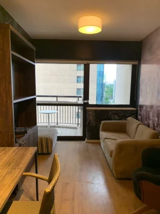 Imagem Apartamento para locação no Itaim Bibi, 1 quarto, 1 vaga de garagem.