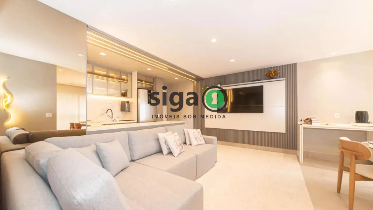 Imagem Apartamento com 2 dormitórios à venda no Brooklin - São Paulo - SP - Mobiliado