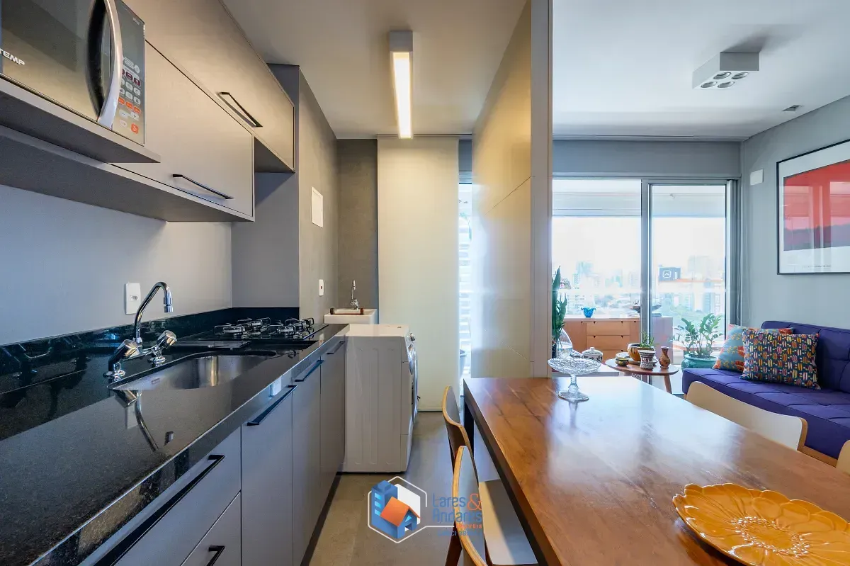 Imagem Apartamento para venda em Cidade Monções com 1 quarto, sendo 1 suíte, 48m²