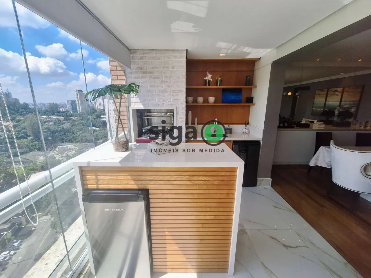Imagem Apartamento à venda de 171 m² com 3 suítes, 3 vagas e lazer completo no Cristais da Terra