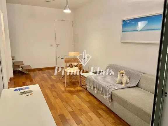 Imagem Flat disponível para locação no The Blue Loft, com 50m², 1 dormitório e 1 vaga de garagem