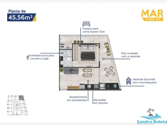 Imagem Mar Ribeira/Lofts no Saco da Ribeira