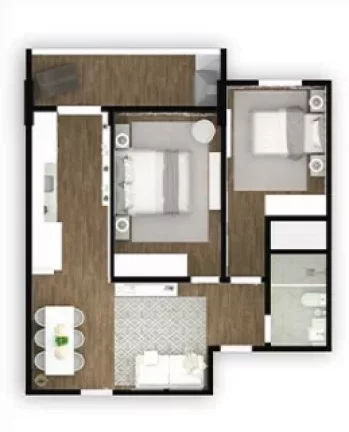 Imagem Hilton Garden - Apartamento à venda no bairro Meia Praia - Itapema/SC