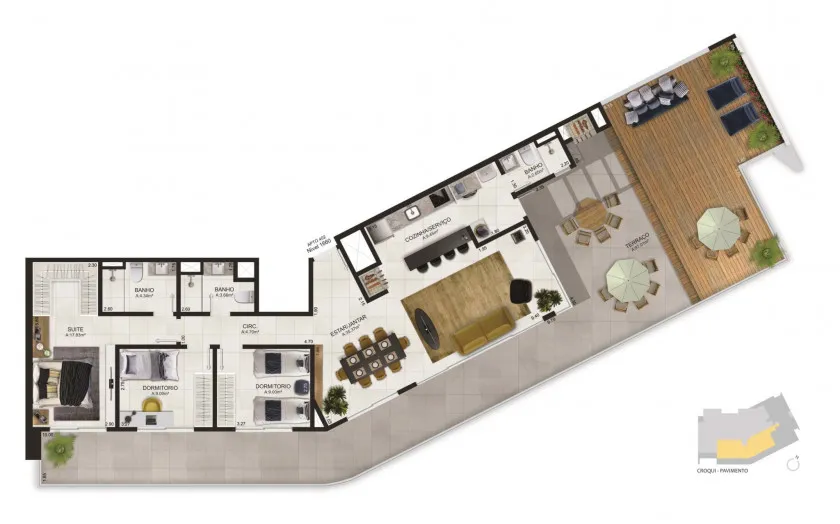 Imagem Apartamento à venda em Torres, Beira Mar, com 3 quartos, 101.15m2