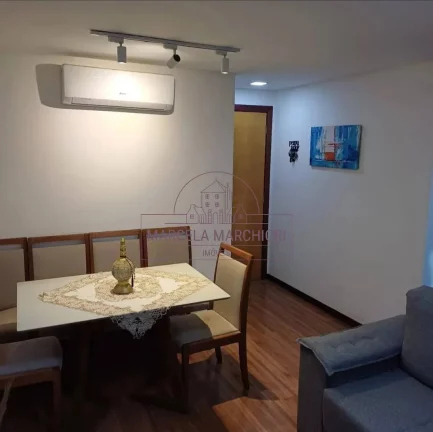 Imagem Ap 2 quartos, suíte, fechamento, split, piso laminado, lazer ,1 vaga