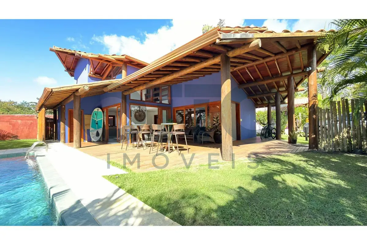 Imagem Casa com 4 quartos e 3 suítes para venda em Praia do Mutá, Porto Seguro